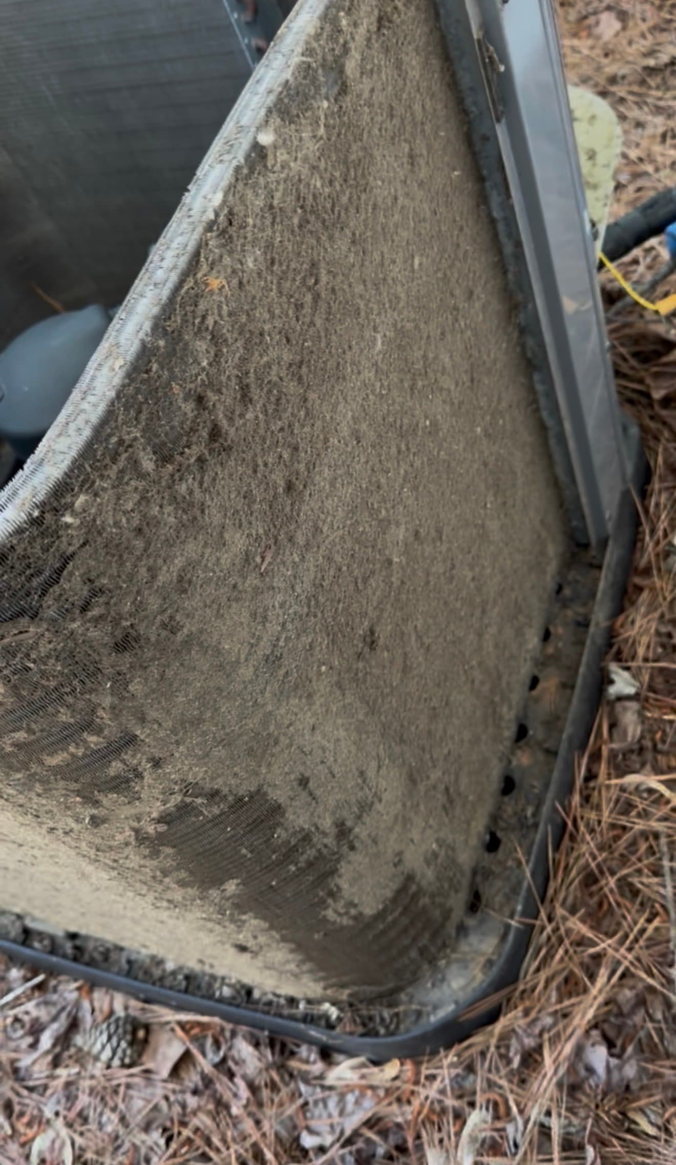 Clogged Condenser Coil Cleaned Back to Full Efficiency image