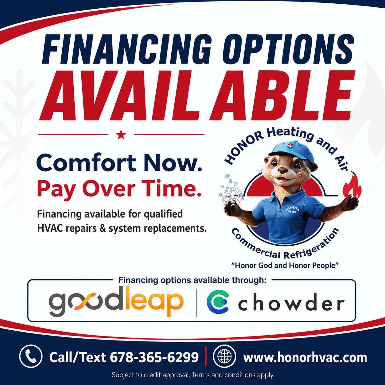HVAC Financing Now Available Through GoodLeap and Chowder image