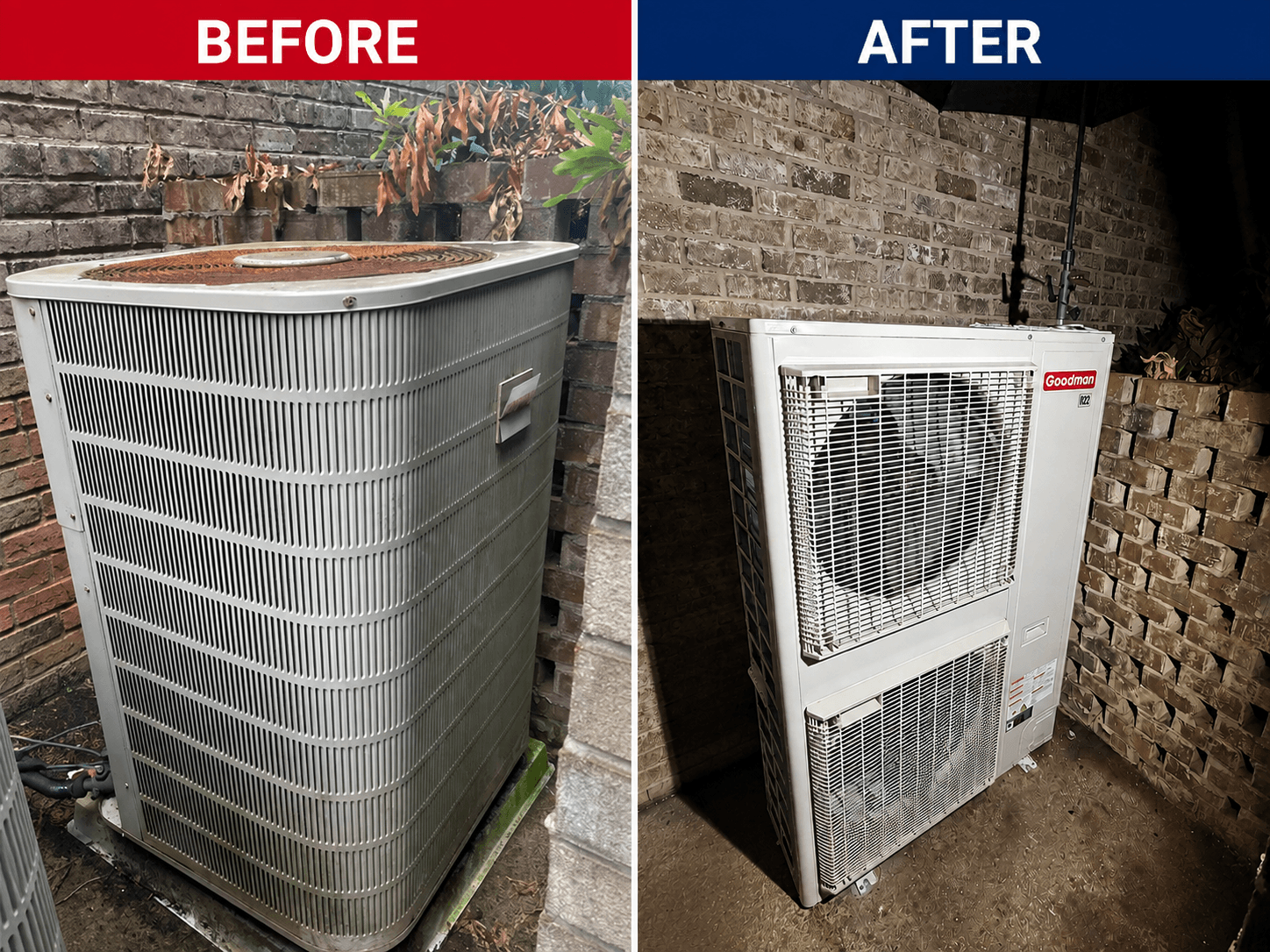 Goodman 5-Ton Variable-Speed Heat Pump Installation in Jefferson GA image