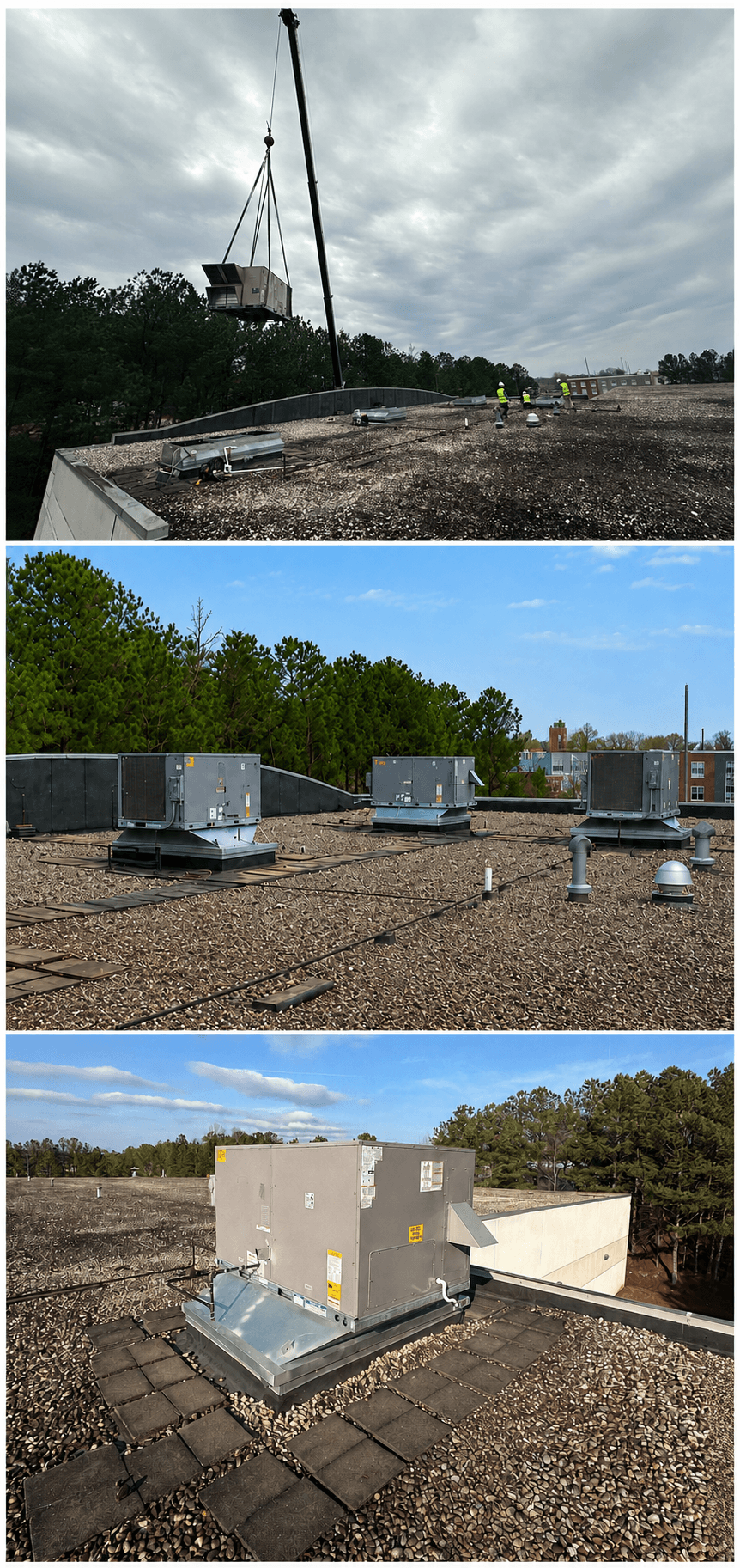 Commercial Rooftop HVAC Installation in Dawsonville GA image