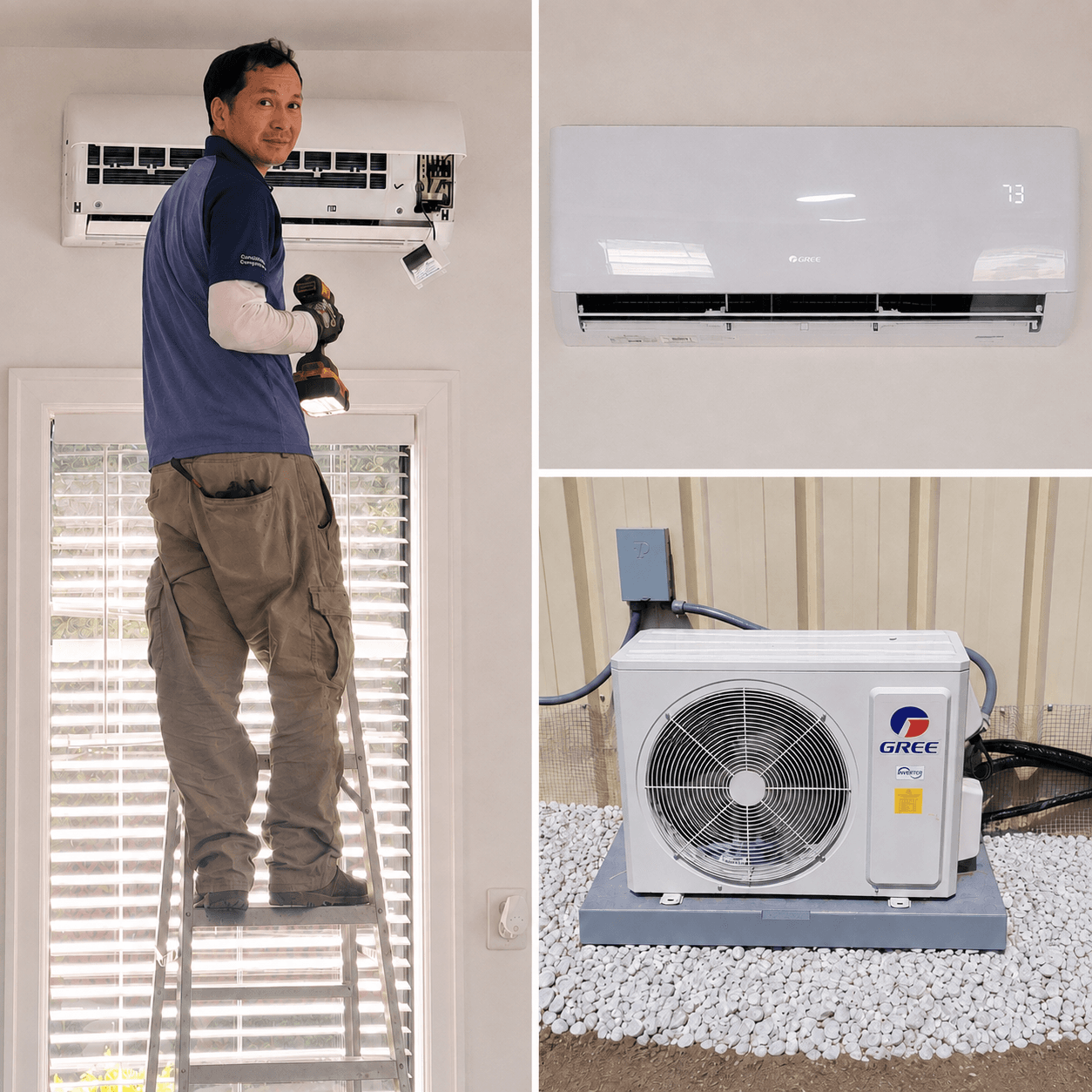 Gree Inverter Ductless Mini-Split Installation Done Right image