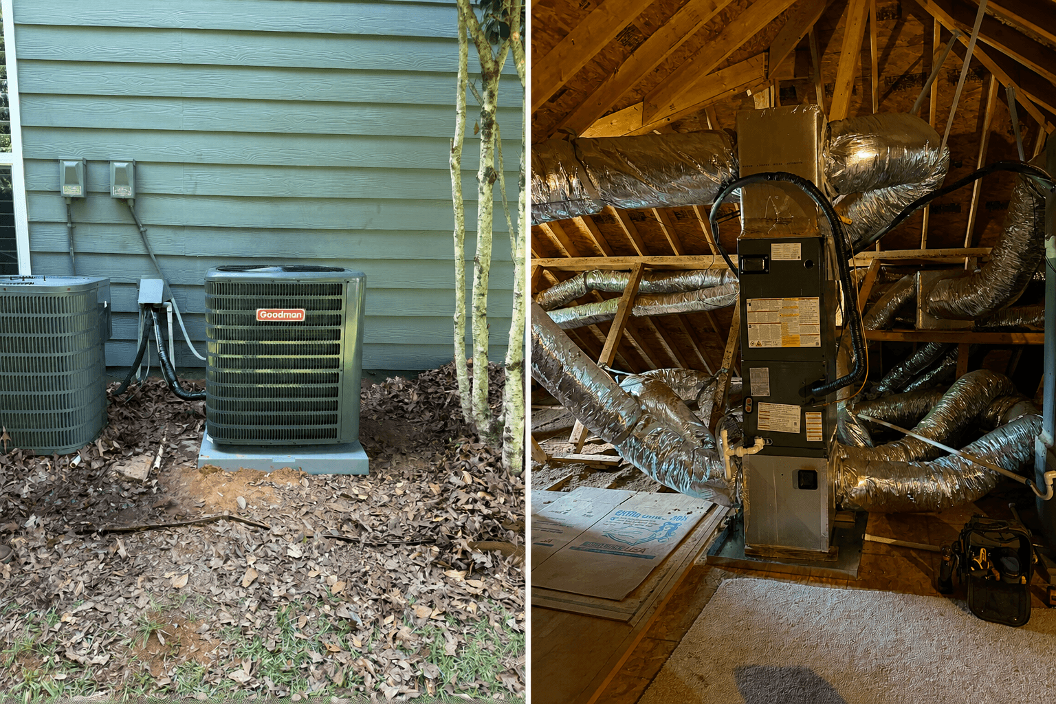 Goodman 2 Ton Heat Pump Replacement Done Right image