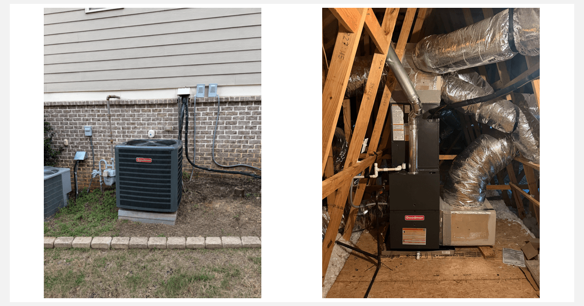 Goodman 4-Ton AC and Gas Furnace Install in Hoschton GA image