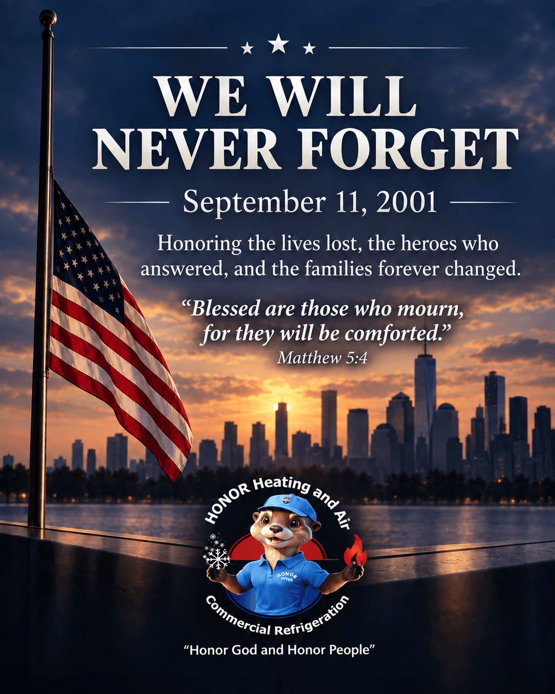 Project We Will Never Forget - Honoring September 11, 2001 image