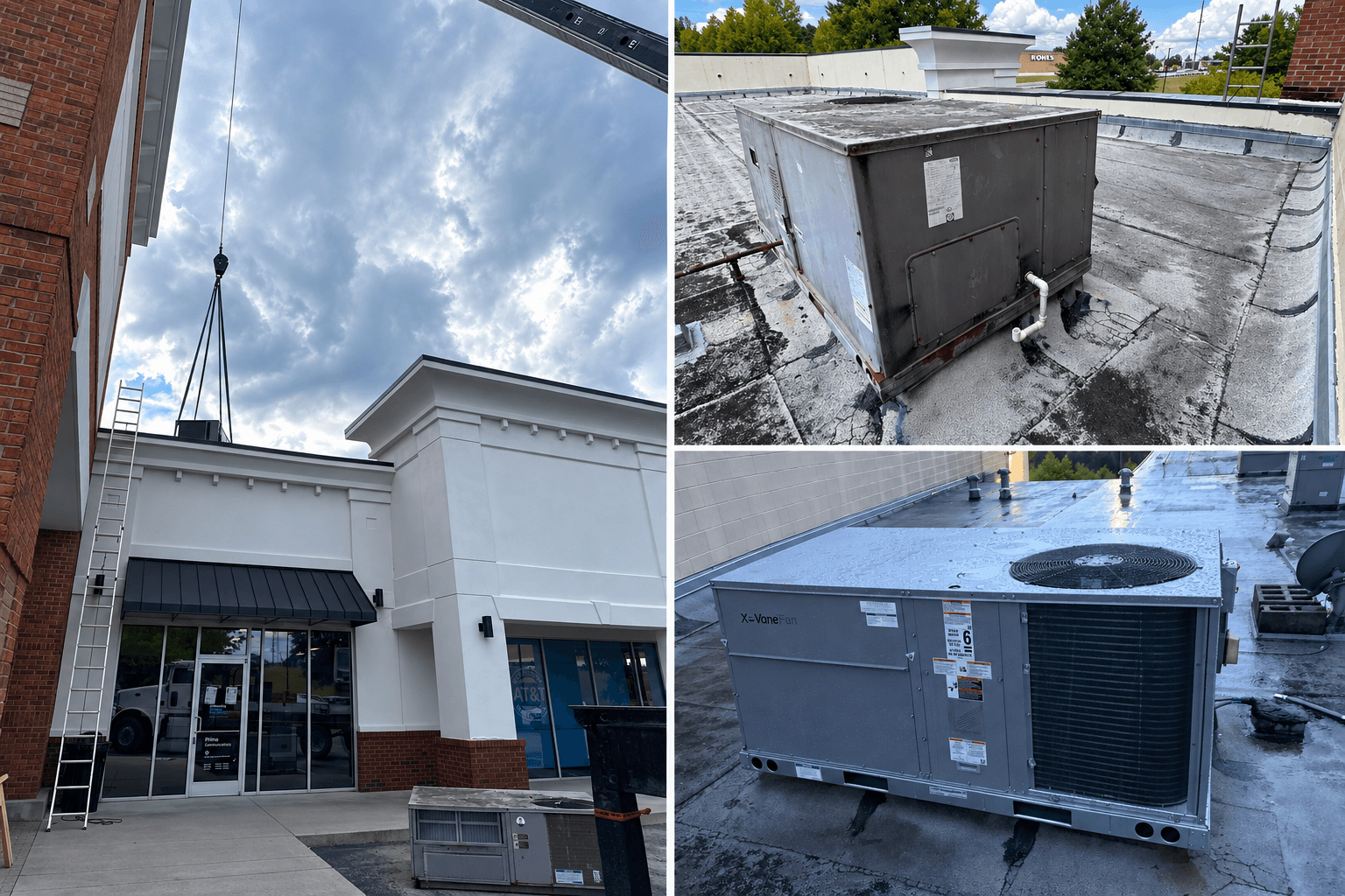Two Rooftop HVAC Units Replaced at a Commercial Retail Location image