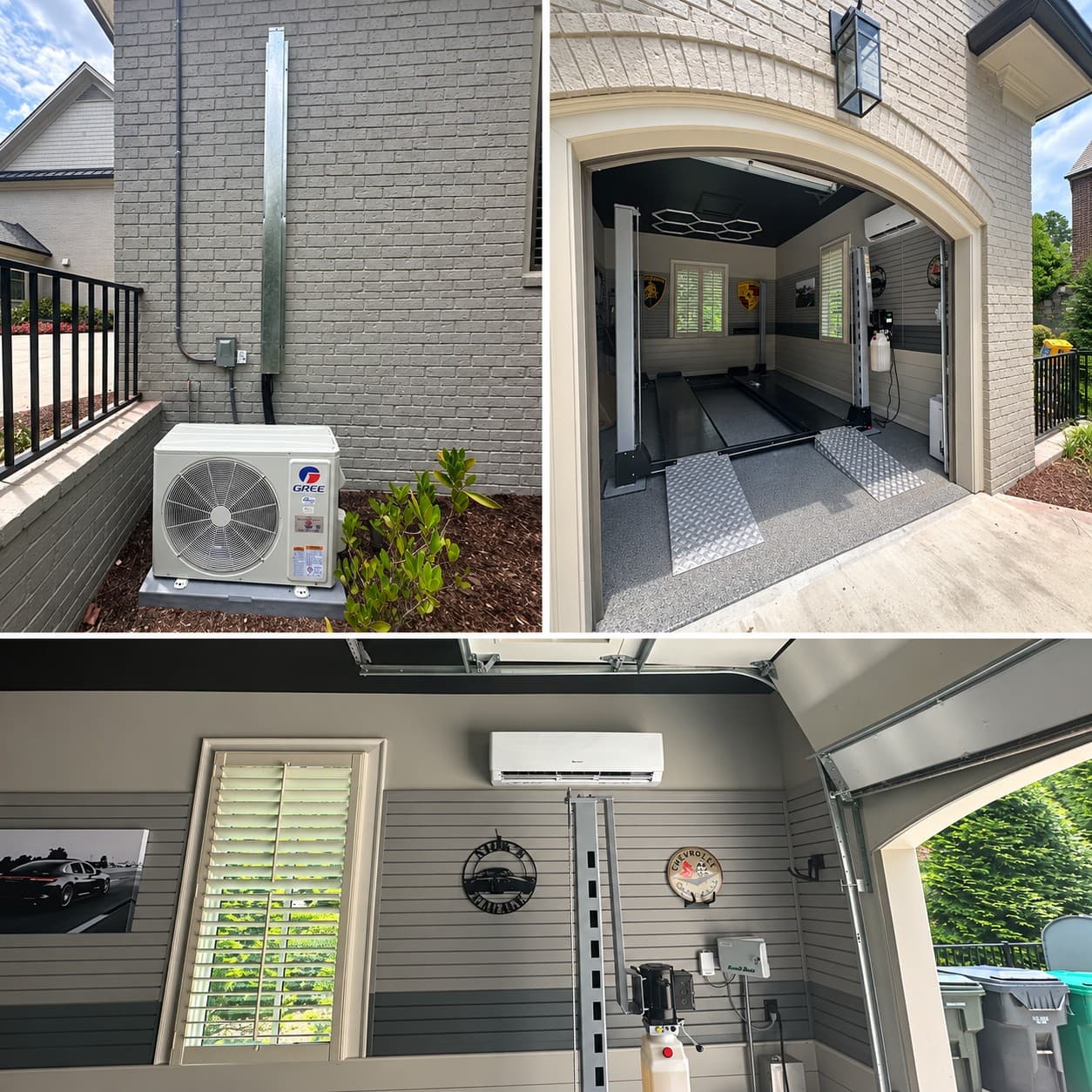 Project Gree Vireo Mini-Split Install for a Custom Garage in Suwanee GA image