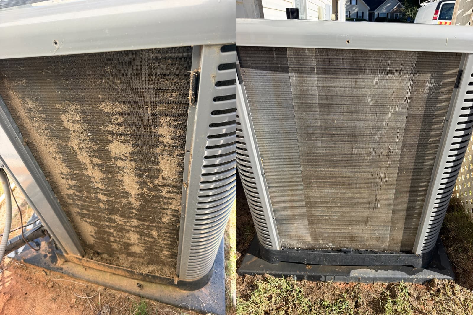 Dirty AC Coil Cleaned During Maintenance Visit in Jefferson GA image