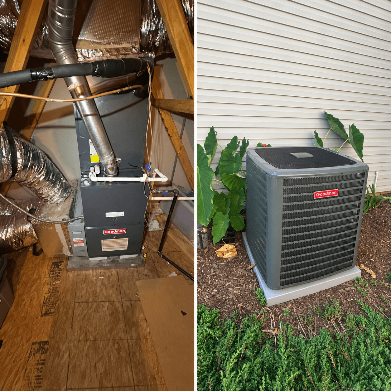 Project Goodman Furnace and Two-Stage AC Install in Flowery Branch GA image